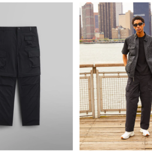 CONVERTIBLE CARGO PANT (BLACK)